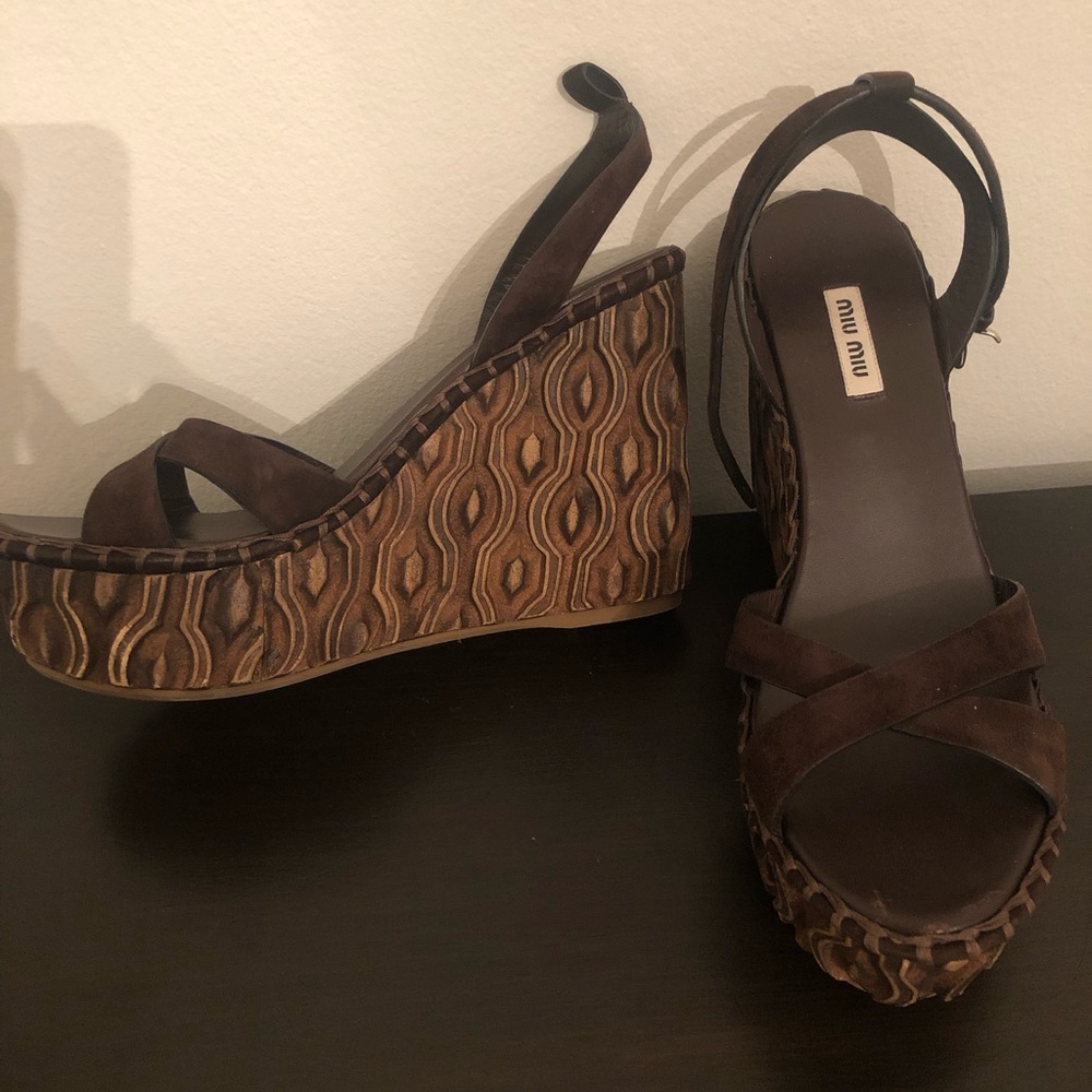 Miu Miu espadrilles- Barely used!